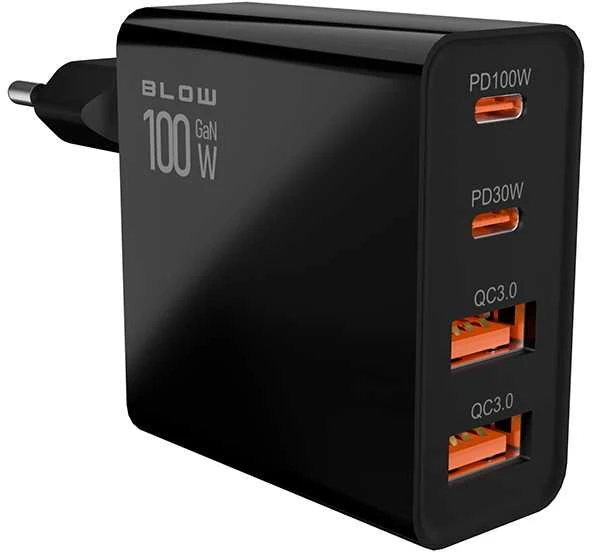Blow Maitinimo įkroviklis USBx2 lizdas + USB-Cx2 QC+PD 100W