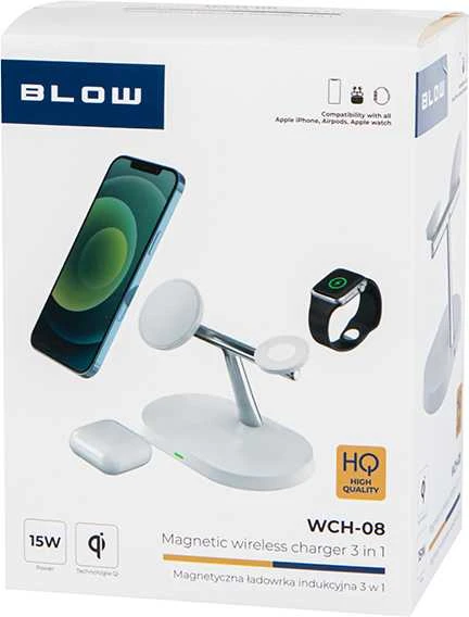Blow 15W WCH-08 indukcinis tinklo įkroviklis, skirtas iPhone Apple Watch