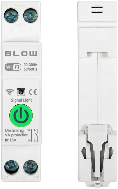 Blow Išmanusis relės jungiklis DIN bėgeliui 16A WiFi TUYA