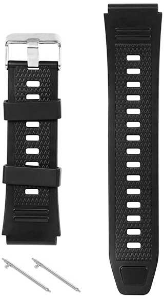 Išmanusis laikrodis Dirželis laikrodžiui Samartwatch BLOW X18 X19 X21 – juodas silikoninis V2