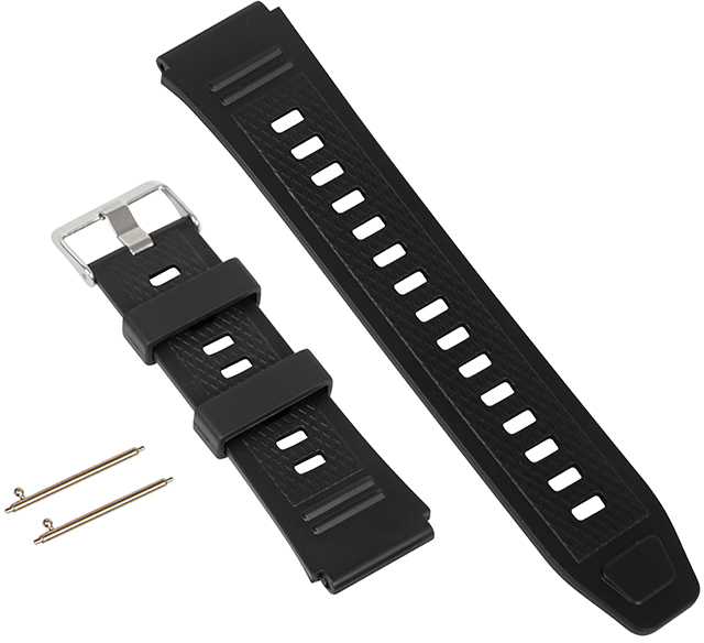 Išmanusis laikrodis Dirželis laikrodžiui Samartwatch BLOW X18 X19 X21 – juodas silikoninis V2