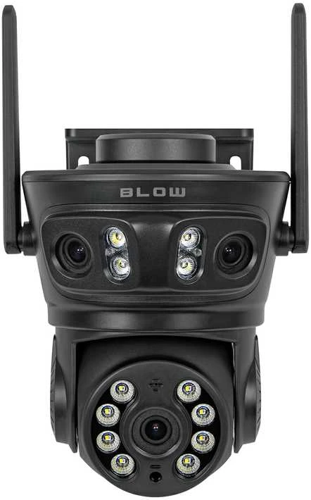 BLOW WiFi 8MP I-338 kamera su 3 pasukamais objektyvais, PTZ
