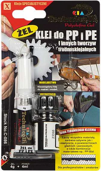 Blow Klijai PP ir PE 4g+4ml Technicqll