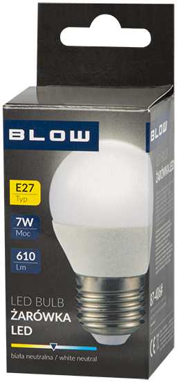 Blow LED lemputė E27 G45 ECO 7W