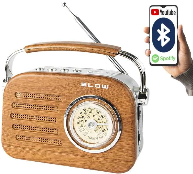 Nešiojamas analoginis radijas FM BT BLOW RA3