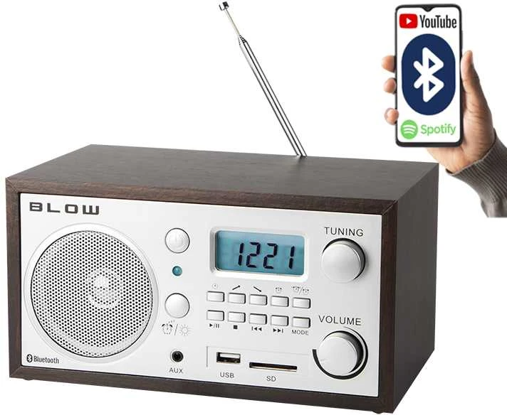 77-531# BLOW Pūskite Radijas AM / FM RA3