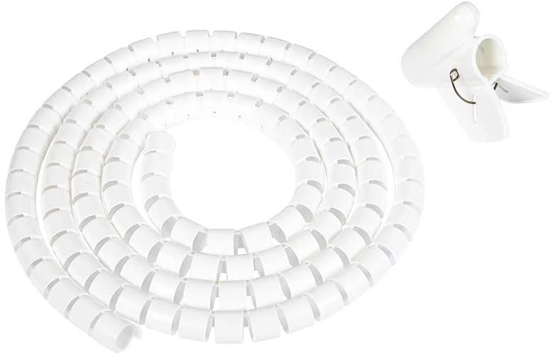 ATL Blow Organizatorius, kabelio gaubtas, 2m, baltas