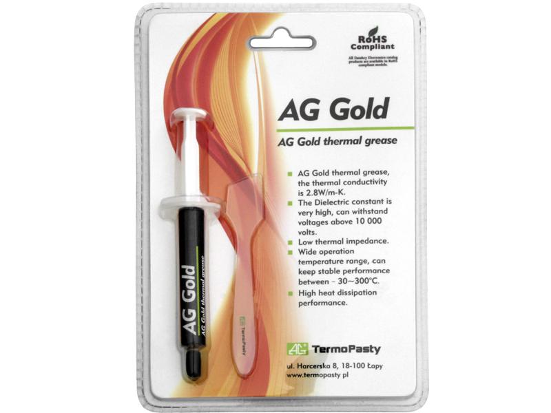 Ag Termopasty Termopasta AG Gold 3g 2,8W/mK