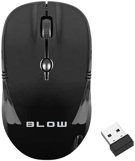 Pelė optinė belaidė BLOW MB-10 juoda
