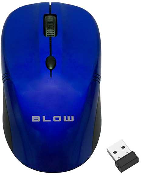 Pelė optinė belaidė BLOW MB-10 mėlyna