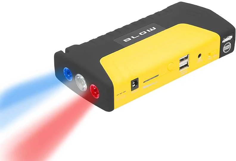 81-201# Power Bank BLOW 5900804089513 (12800mAh, USB 2.0, juodos spalvos)