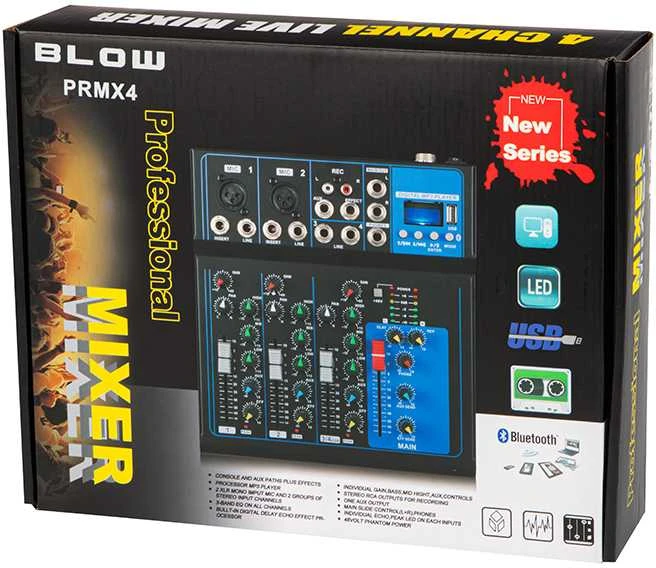 PRMX 4 BLOW maišytuvas 4 kanalai