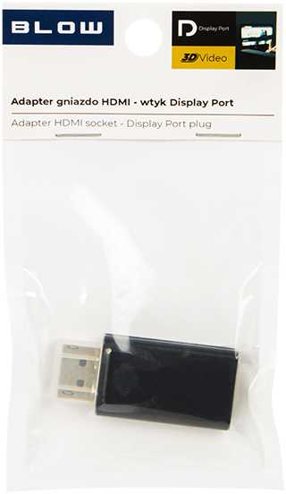 HDMI perėjimas HDMI lizdas-DISPLAY PORT kištukas