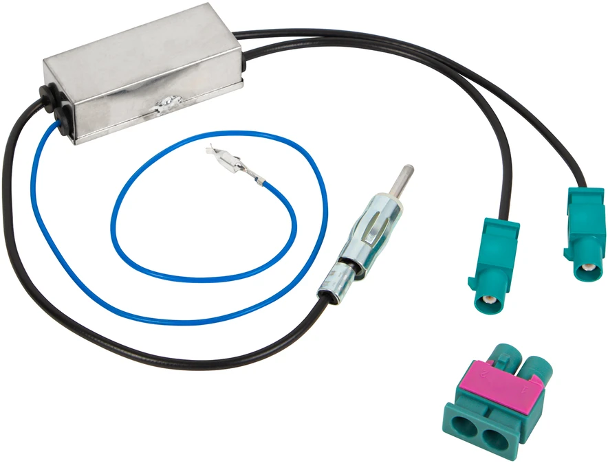 Blow Automobilio antenos separatorius 2xFAKRA-DIN Diversity