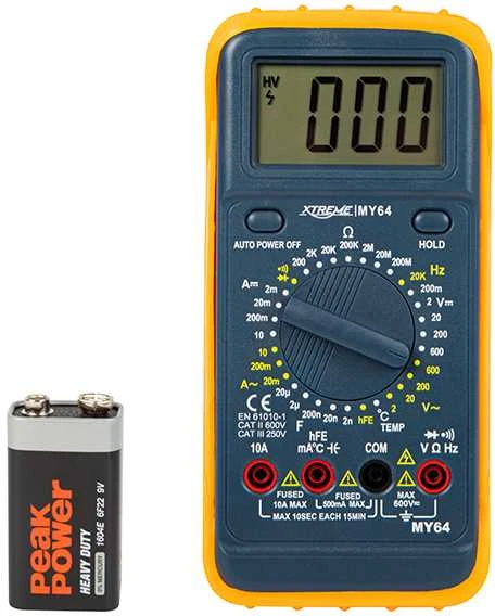 Multimetras MY-64 XTREME max 20uF