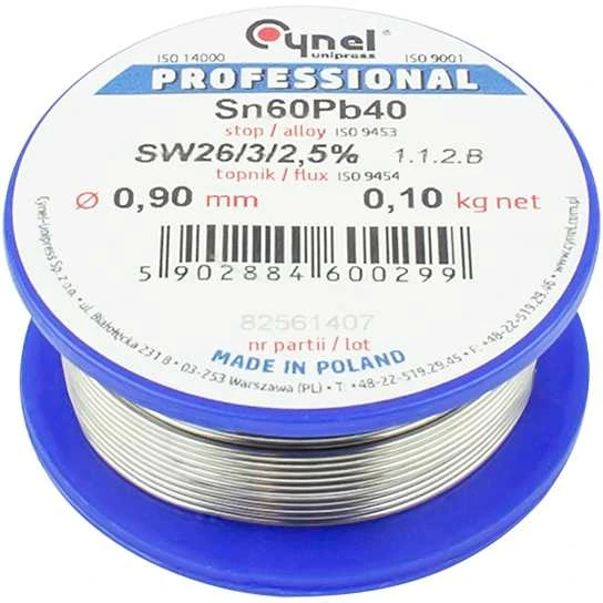 Cyna 0,90mm/100g Sn60Pb40 CYNEL