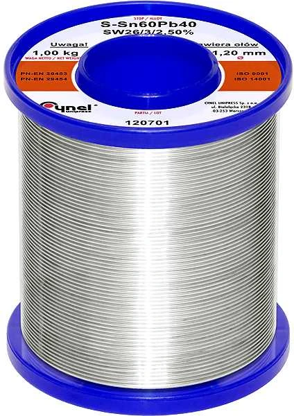 Lydmetalis su fliusu 1.2mm 1000g Sn60Pb40 CYNEL