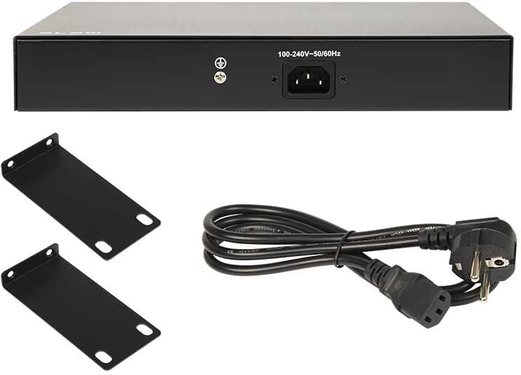 Šakotuvas Blow Pūskite Jungiklis 16×PoE 100Mbps 240W BL-SW18-16P