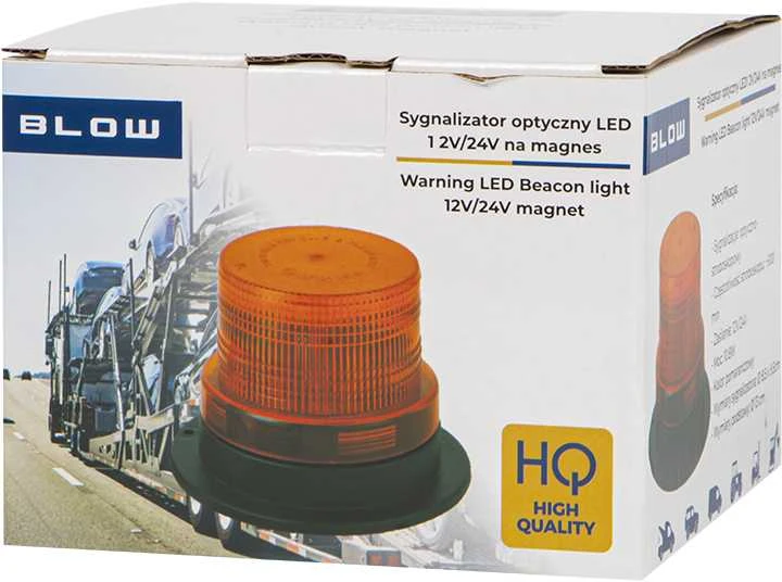 Blow LED blykstė 12V-24V magnetas