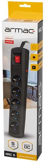 Armac Listwa ARC5 5g 5.0m juodas ARcon maitinimo laidas