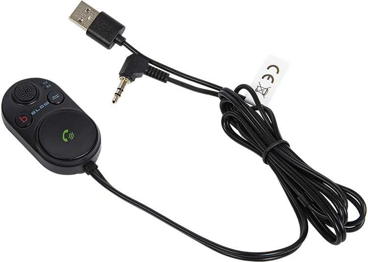 BLOW FM siųstuvas USB + AUX kabelis laisvų rankų įranga