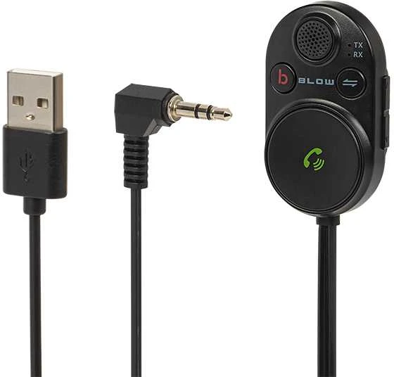 BLOW FM siųstuvas USB + AUX kabelis laisvų rankų įranga