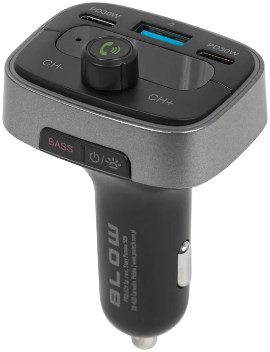 74-205# Transmiter fm blow bluetooth5.3 dual pd 30w