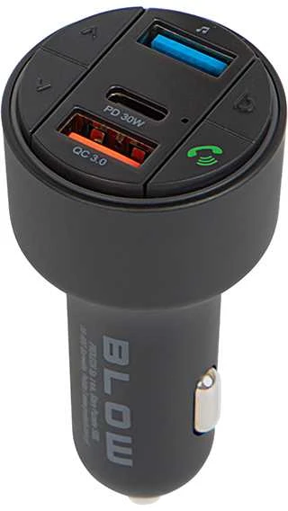 FM siųstuvas BLOW Bluetooth5.3+QC3.0+PD 30W V.2