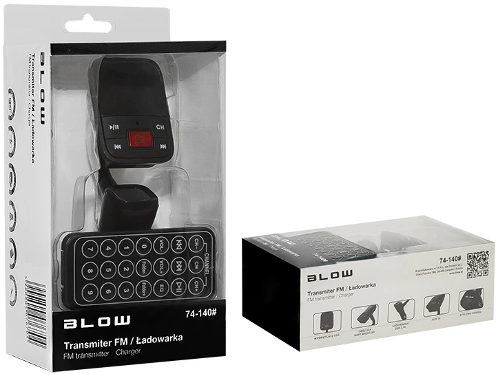 Transmiter FM BLOW USB su kroviklis 2,1A`