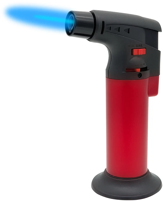 Blow Dujų degiklis RK-3003 Mėlyna Torch, padengtas guma, blisterinė pakuotė