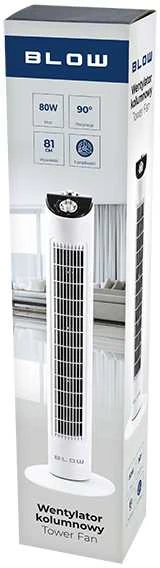 Blow Kolonėlės ventiliatorius 80W Baltas
