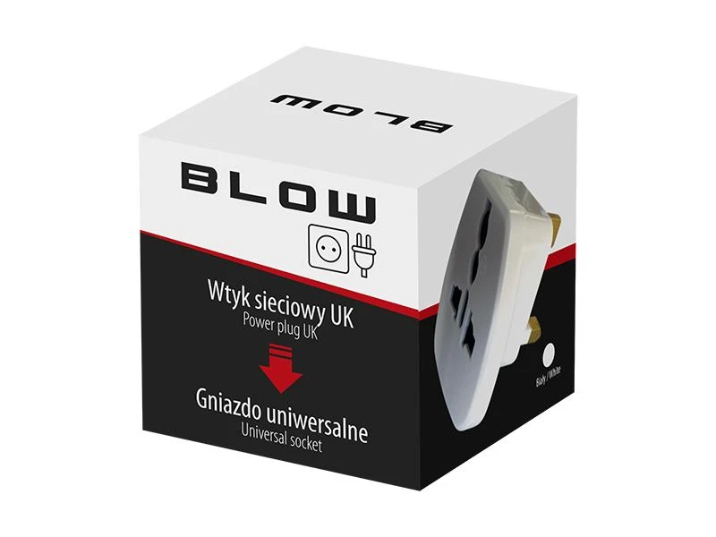 Blow elektros adapteris su pakuote