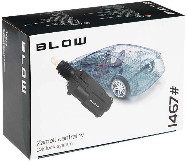 Blow centrinio užrakto varikliukas pakuotėje