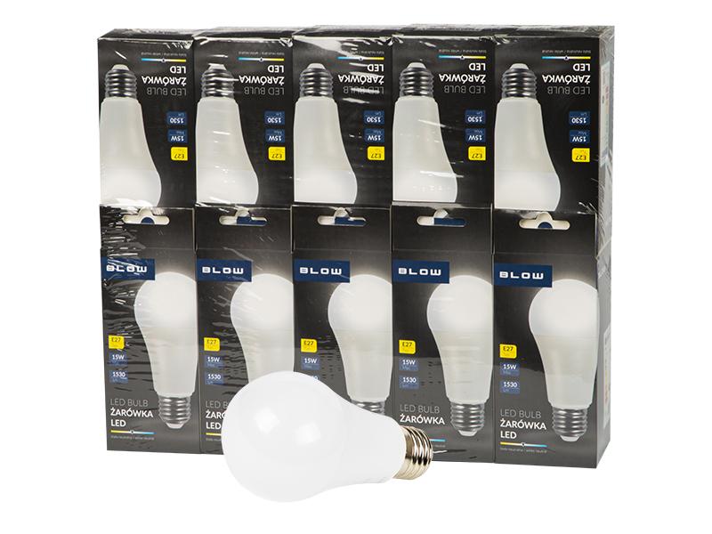 Blow E27 LED lemputė 15W A60 230V neutrali 10vnt