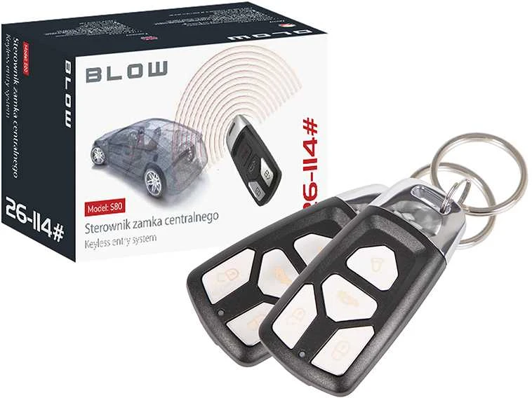Centrinio užrakto distanciniai pulteliai BLOW S80