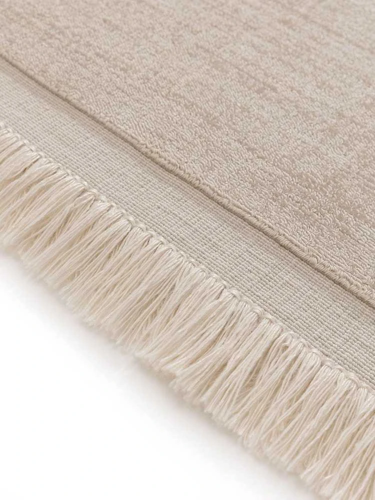CREAM Kilimėlis pagamintas iš perdirbtos medžiagos Jade Kreminis 70x200 cm