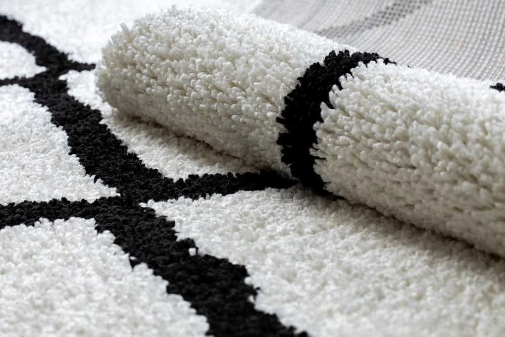 Carpet Kilimas WELBEN CROSS spalvos baltas stiliaus boho 70x200 Hakano