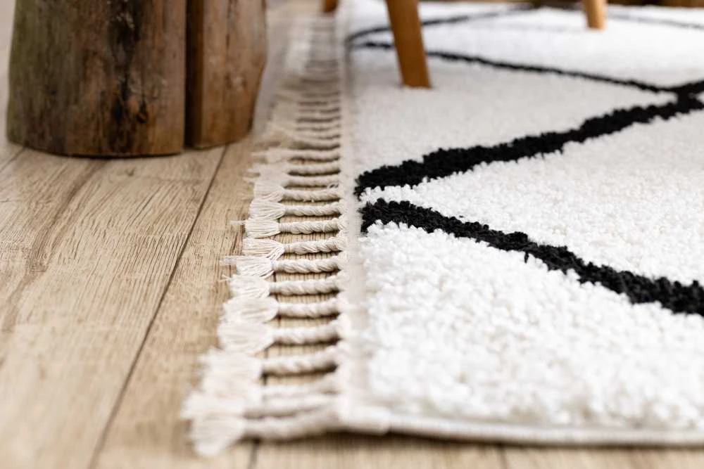 Carpet Kilimas WELBEN CROSS spalvos baltas stiliaus boho 60x300 Hakano