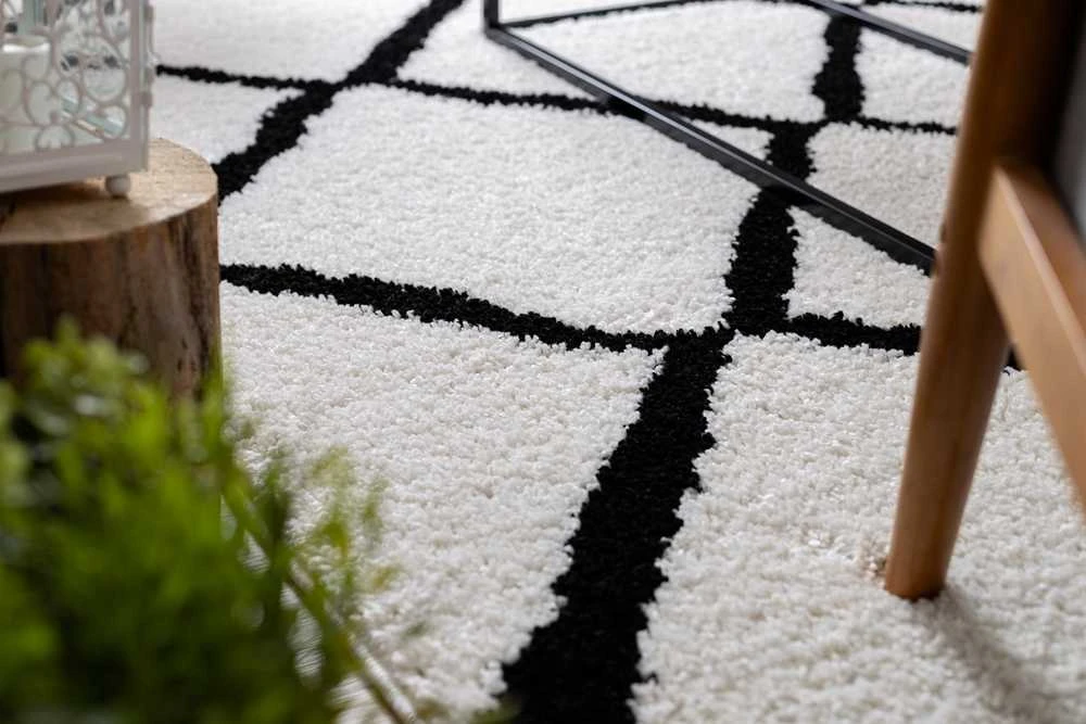 Carpet Kilimas WELBEN CROSS spalvos baltas stiliaus boho 70x200 Hakano