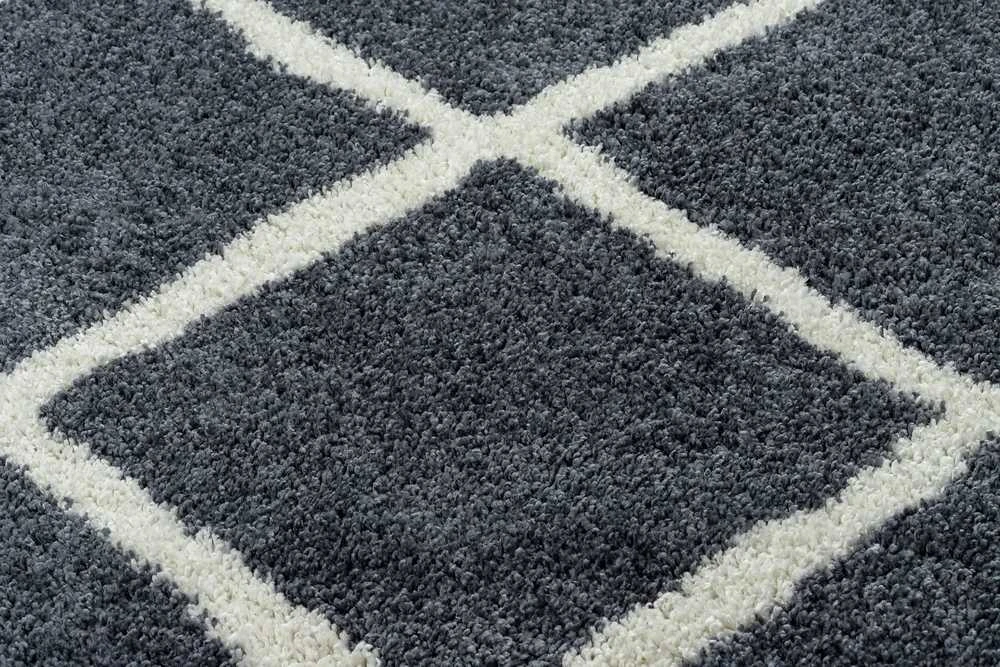 Carpet Kilimas WELBEN CROSS spalvotas grafito stiliaus skandinaviškas 70x250 Hakano