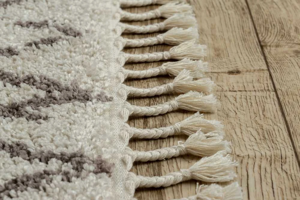 Carpet Kilimas WELBEN FEZ spalvos kreminio stiliaus actekų 60x200 Hakano