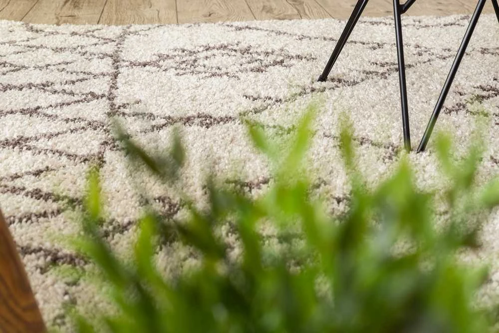 Carpet Kilimas WELBEN FEZ spalvos kreminio stiliaus actekų 60x200 Hakano
