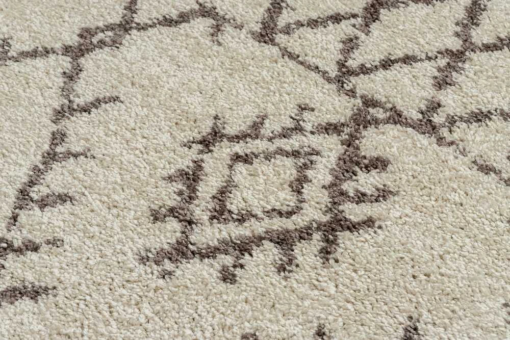 Carpet Kilimas WELBEN FEZ spalvos kreminio stiliaus actekų 60x200 Hakano