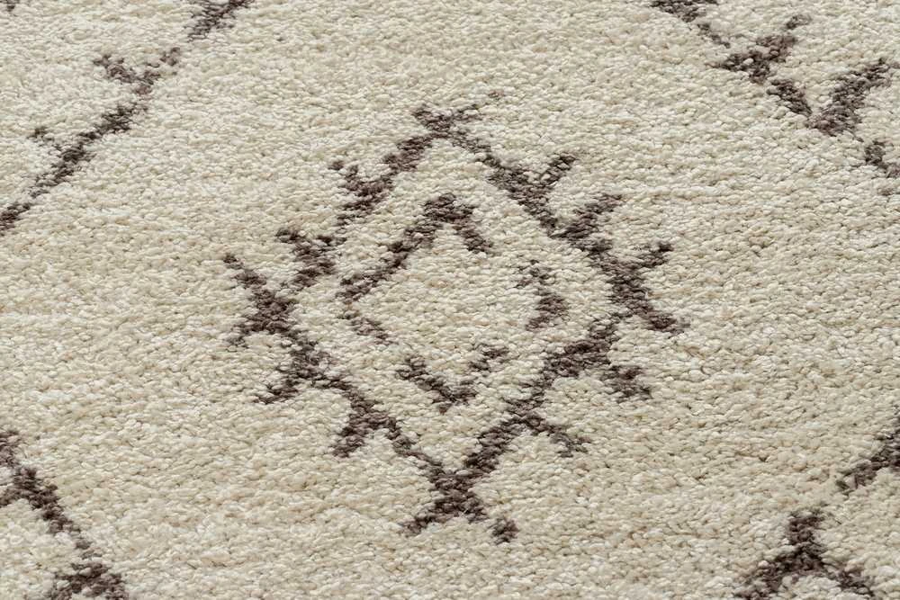 Carpet Kilimas WELBEN FEZ spalvos kreminio stiliaus actekų 60x200 Hakano