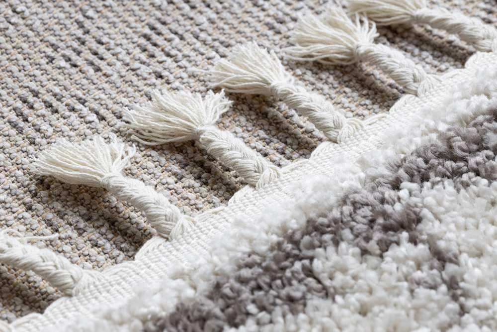 Carpet Kilimas WELBEN RABAT spalvos kreminio stiliaus actekų 80x200 Hakano
