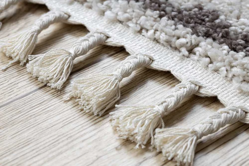 Carpet Kilimas WELBEN RABAT spalvos kreminio stiliaus actekų 80x200 Hakano