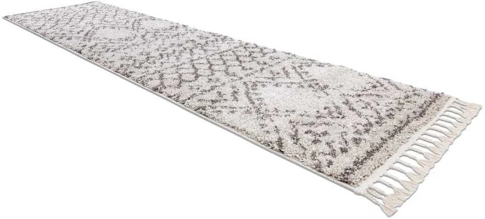 Carpet Kilimas WELBEN RABAT spalvos kreminio stiliaus actekų 80x200 Hakano