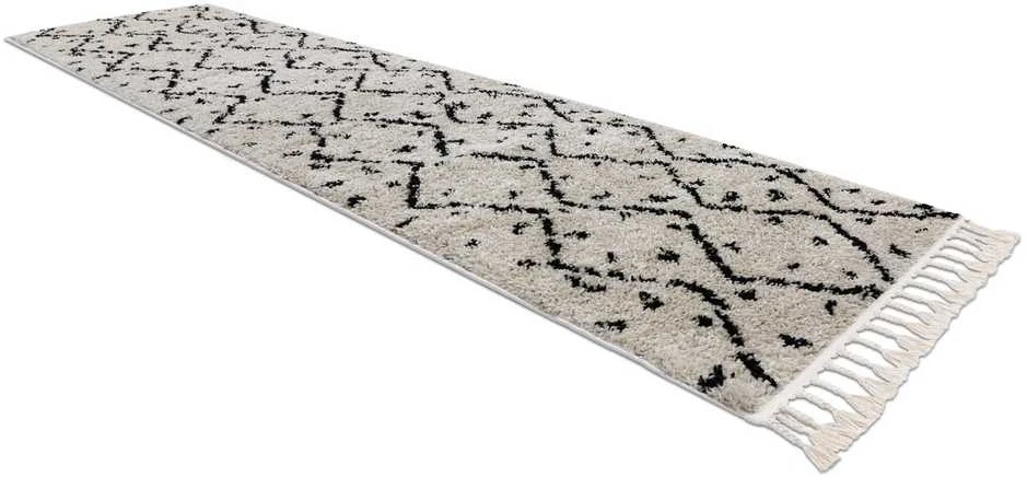Style Kilimas WELBEN ZIGZAK spalvos kreminio stiliaus skandinaviškas 60x250 Hakano