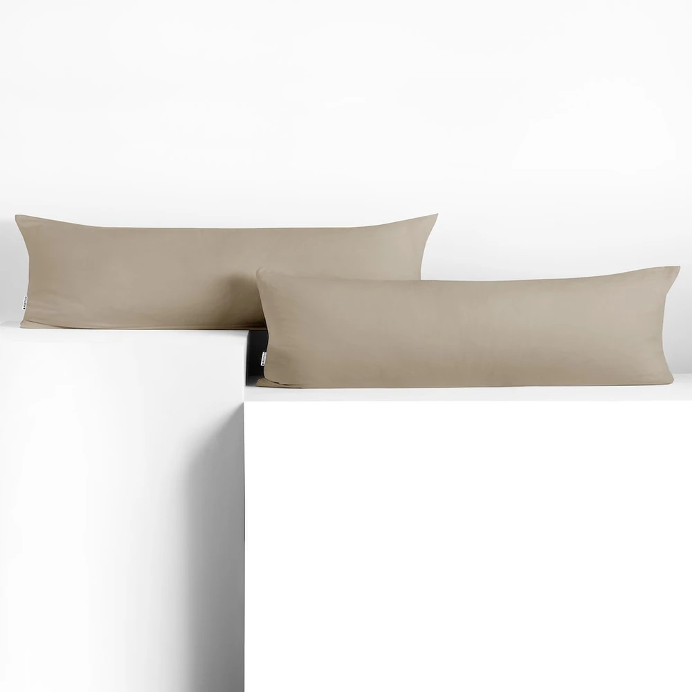 DecoKing Pagalvės užvalkalas 20 × 120 cm CAPPUCCINO