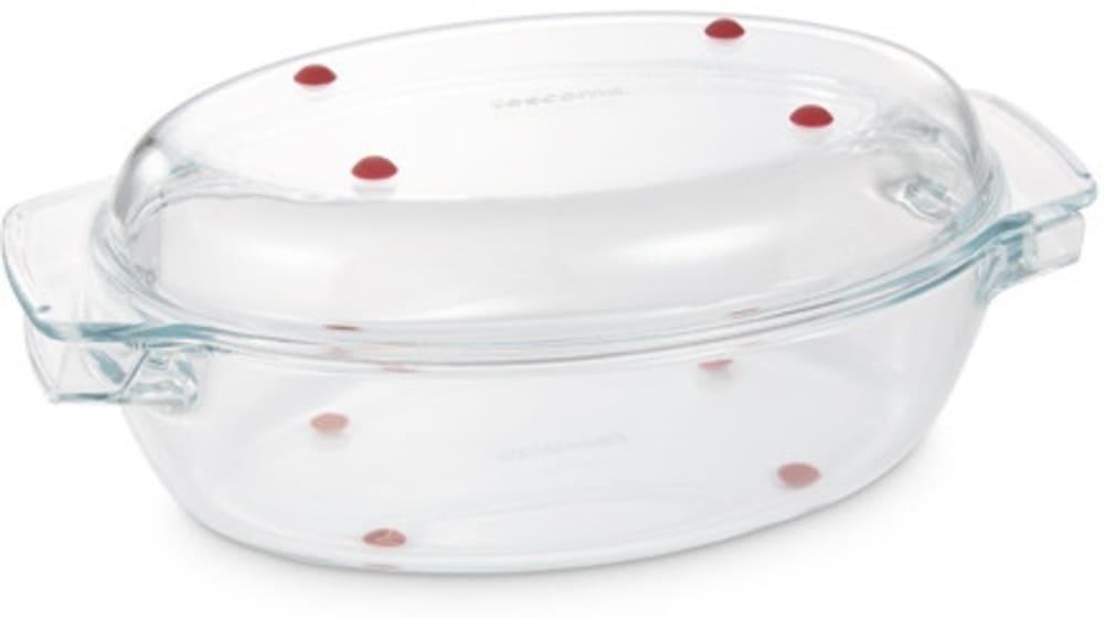 TESCOMA Ovali keptuvė su dangčiu GrandCHEF 35 x 21 cm, stiklinė